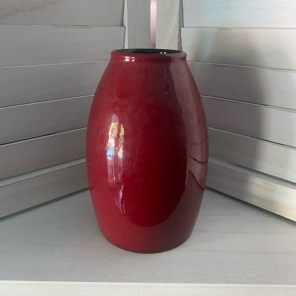 Elegant Red Ceramic Vase - Pier One Imports